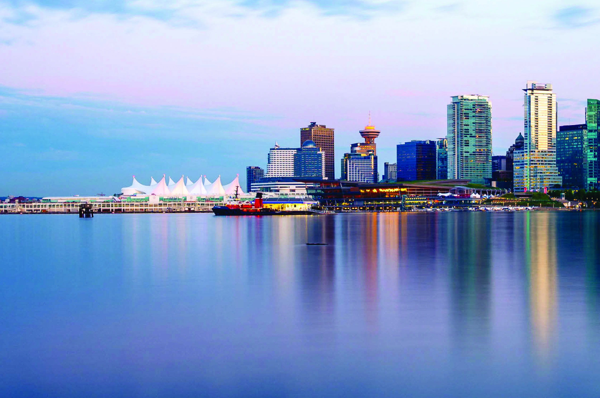 The City of Vancouver skyline